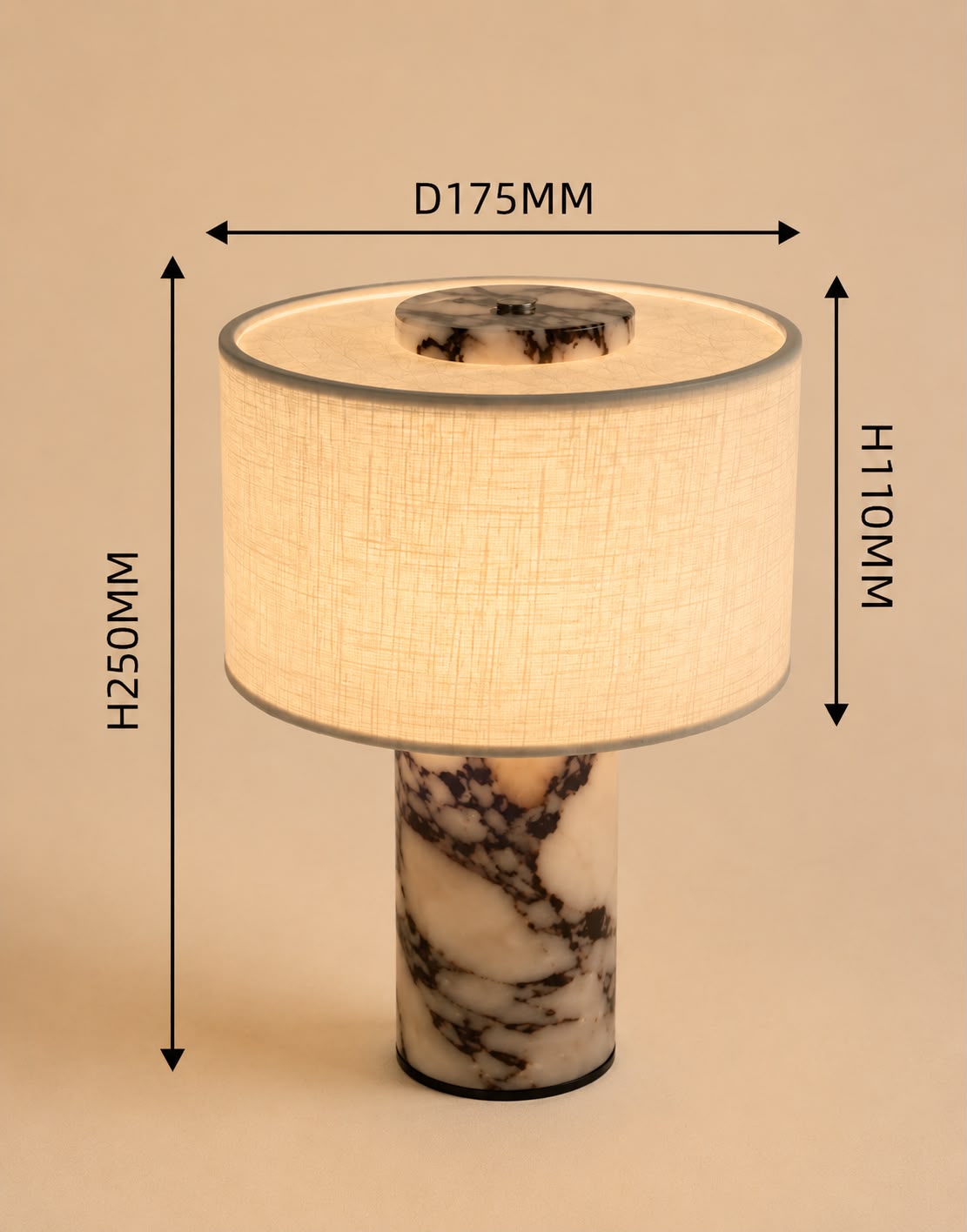 Mèlora | Marble Lamp